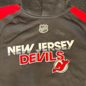 NJ Devils Reebok Black Hoodie